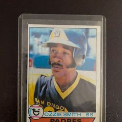 Ozzie smith topps very rare card