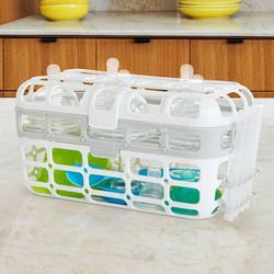 Munchkin High Capacity Baby Bottles and Accessories Dishwasher Basket, Gray