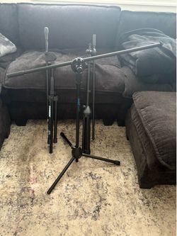 Neewer Light Stands with Boom Arms Set, 1/4" Screw Top Fastening