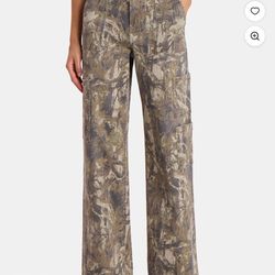 Camo Pants Stretchy Size L