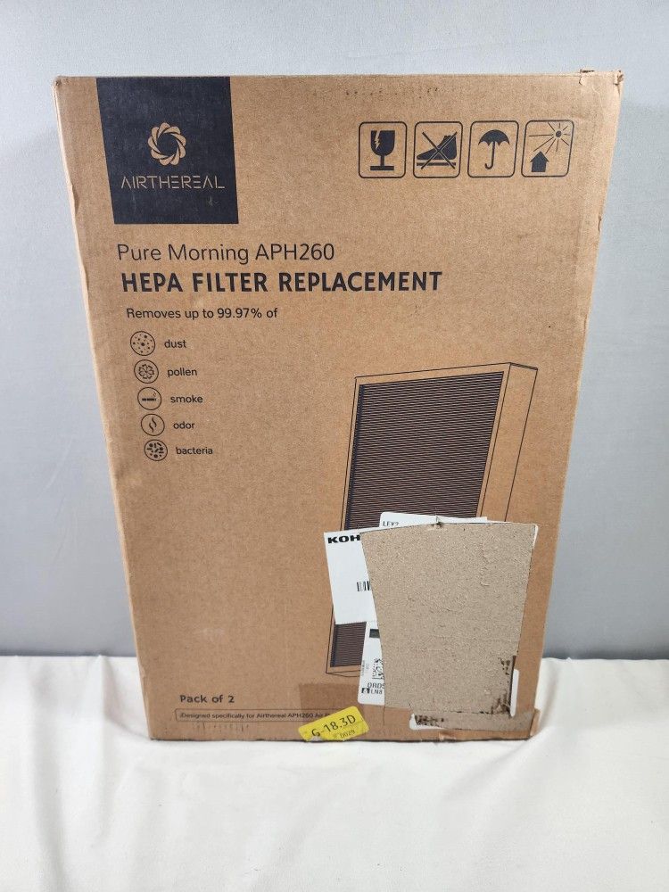 Airthereal Replacement True HEPA Filter for Pure Morning APH260 Air Purifier
