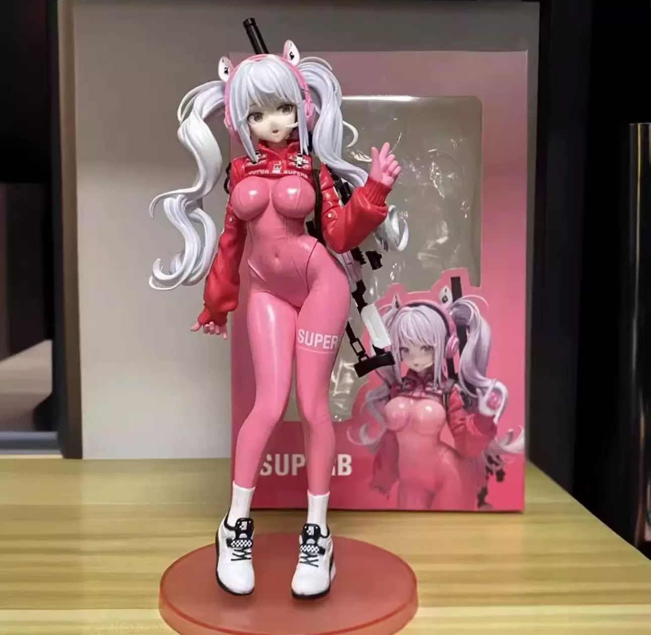 NIKKE Alice Figure Statue 25cm Figure Model with PVC Handmade Collectible Decoration