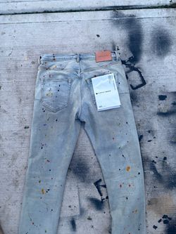 Purple jeans