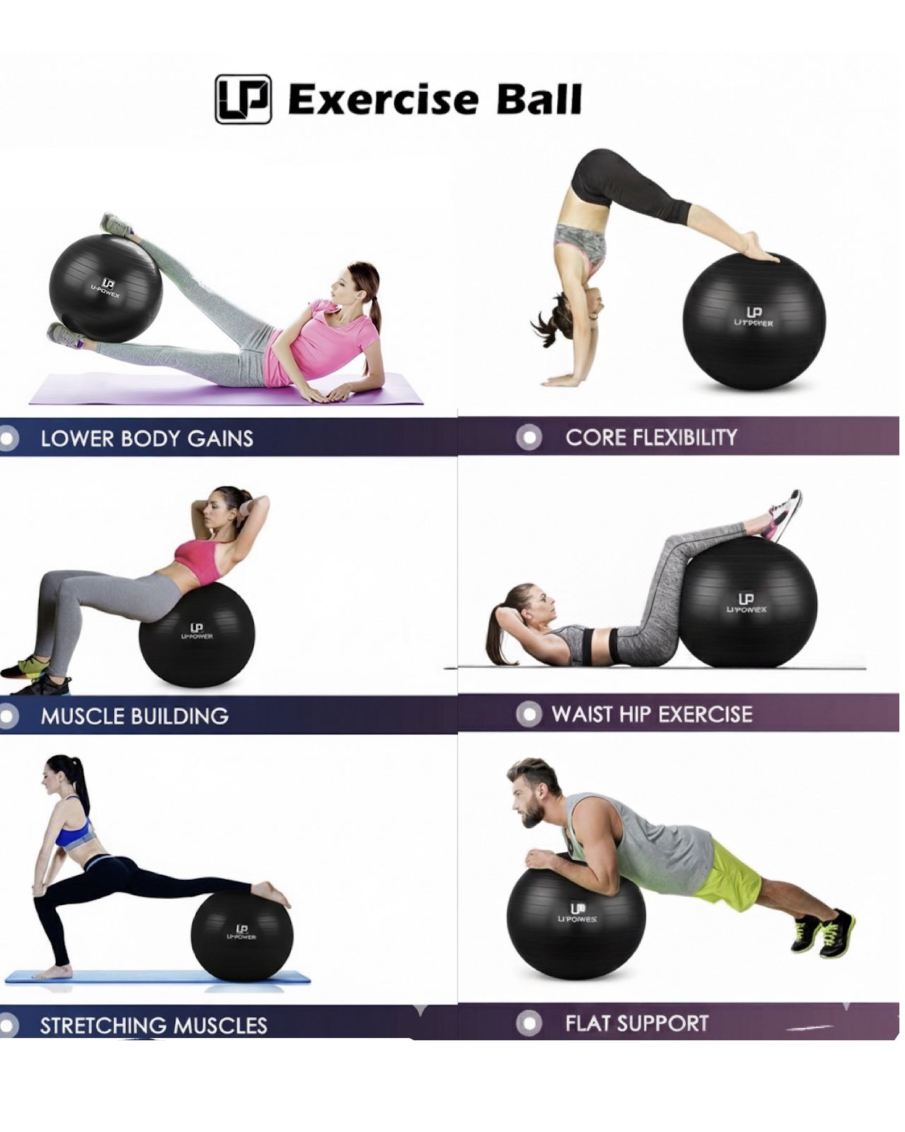 Exercise ball (pump included) New in box