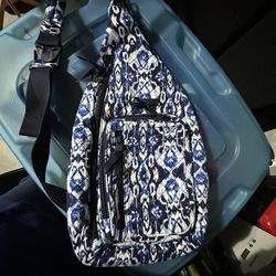 Vera Bradley Women's Cotton Sling Backpack, 