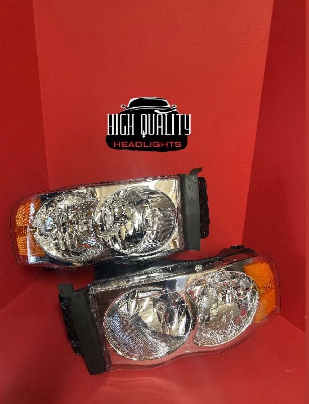 Dodge Ram 2002. 2005 Headlights.