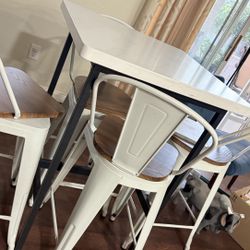 Table With Bar Stools