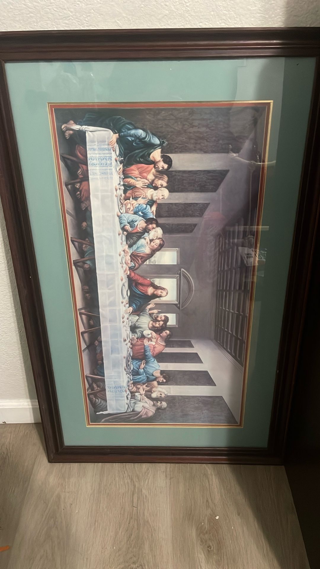 The Last Supper Painting In Frame 