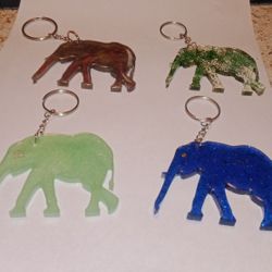 Resin  Keychains ----- Pick Your Color 