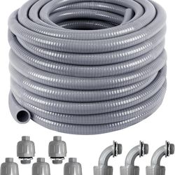 1/2" 100ft Electrical Conduit Kit - Flexible Non-Metallic Liquid-Tight Conduit