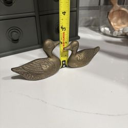 Vintage Brass Ducks