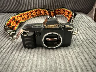 Canon T-70 35mm Film Camera Multi-Mode AE SLR