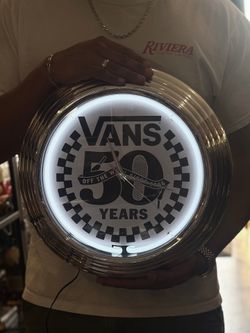 Vans “Off The Wall” 50 Years Anniversary Wall Clock