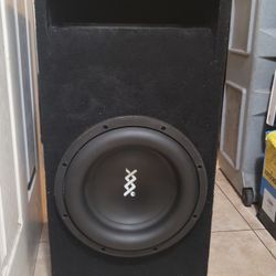 XXX12-RE Audio 12"XXX Series Dual 2 Ohm Subwoofer 