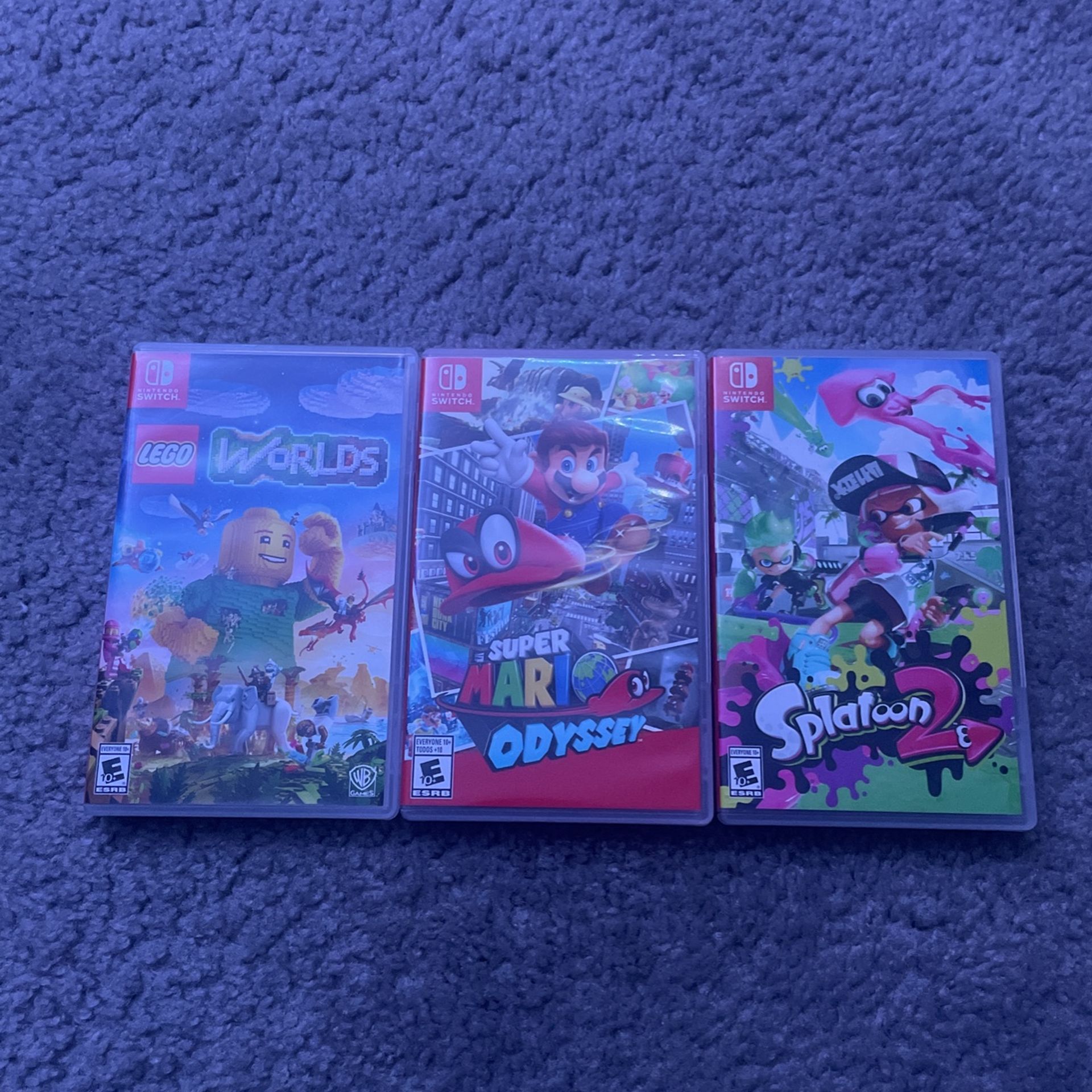 3 Nintendo Switch Games