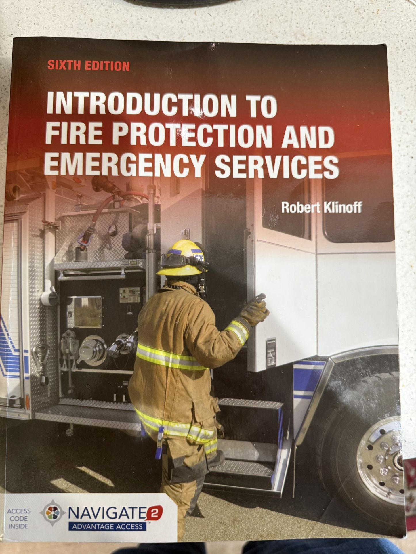  TO FIRE PROTECTION AND EMERGENCY SERVICES Book For Sale 