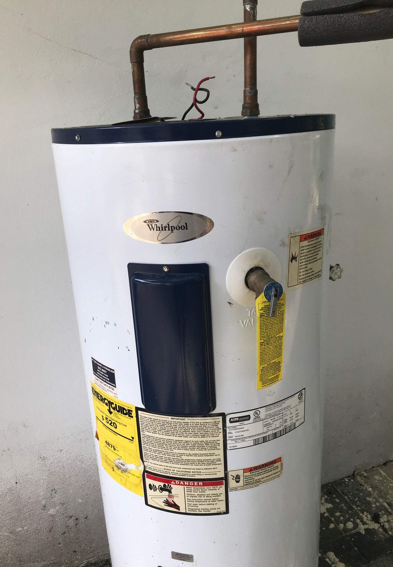Water Heater 50 gallons