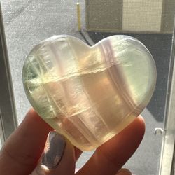 Fluorite Heart 