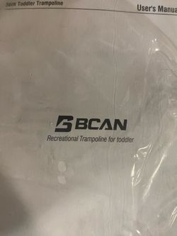 BCAN 36-Inch Toddler Trampoline