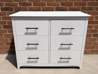 JTB Furniture 6-Drawer Dresser – 44.5” W x 16” D x 36” H – Refurbished