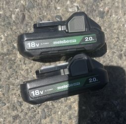 Metabo HPT/Hitachi  18V 2.0 Ah Battery $30 each 