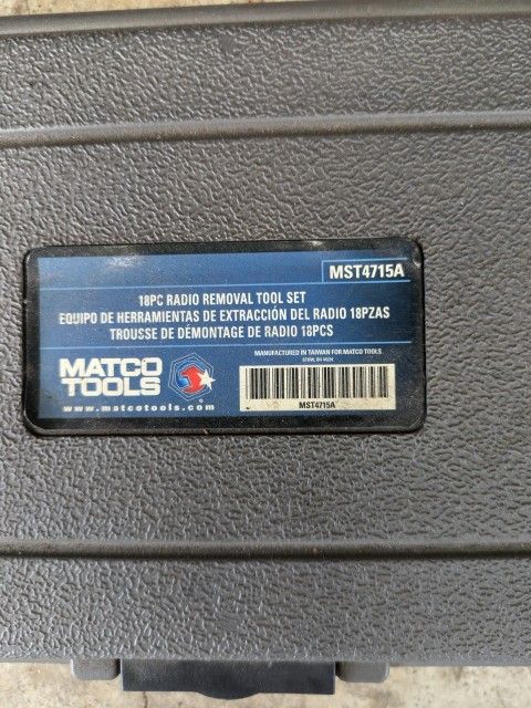 Matco Tools Radio Removal Set