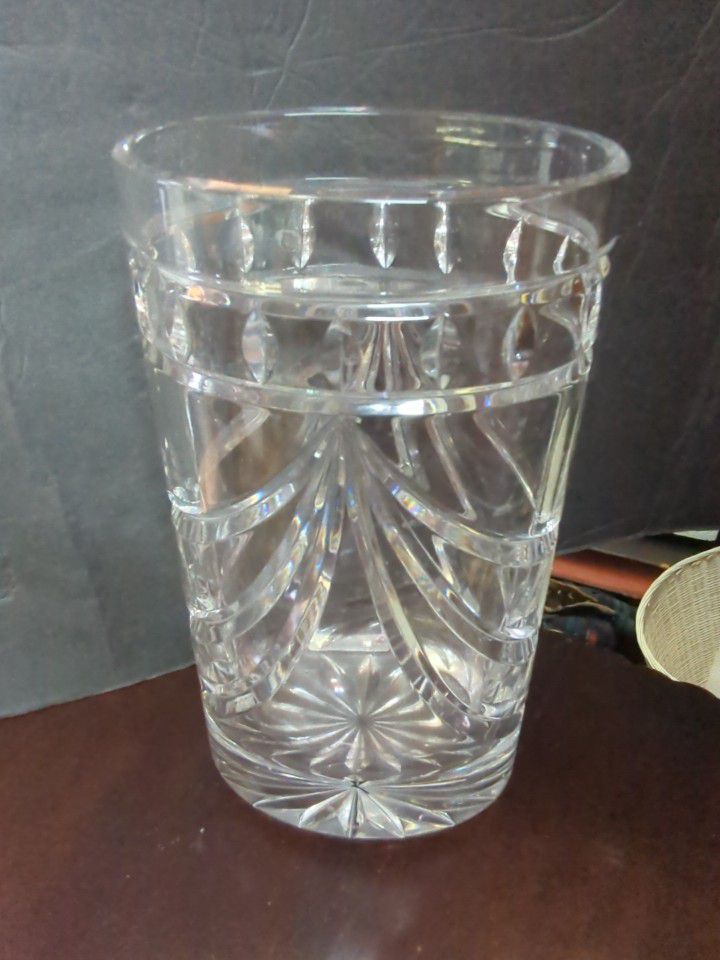 Vintage Large Crystal Irish Waterford Vase 