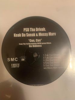 Messy Marv, Keak Da Sneak, Psd - Cus Cus 12” Vinyl Record 