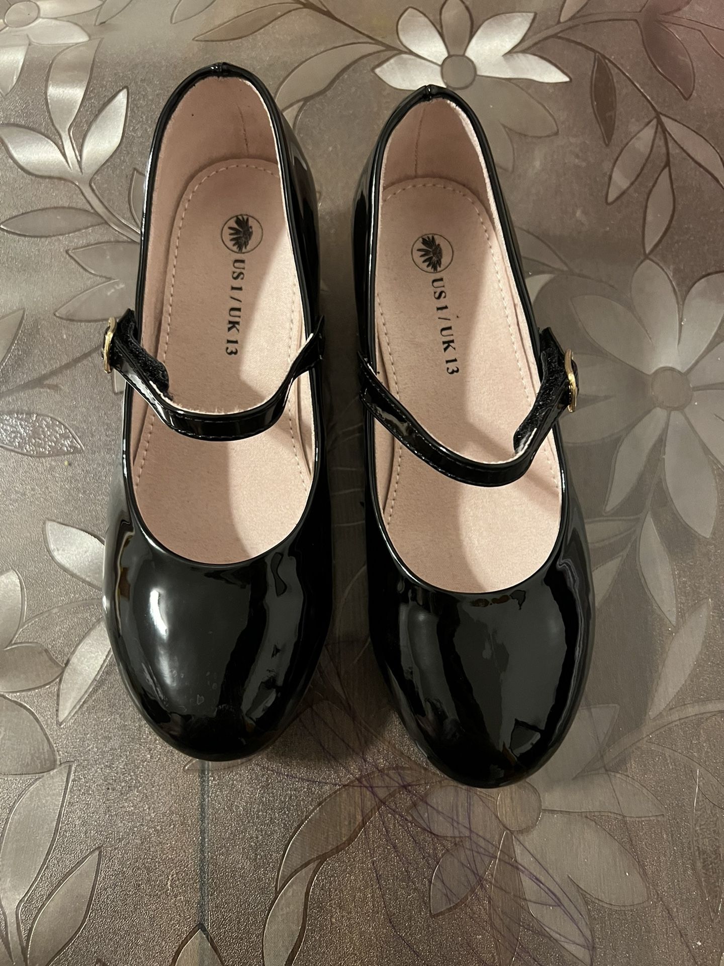 MIXIN Girls Mary Jane Dress Shoes - Princess Ballerina Flats Low Heels for School Party Wedding