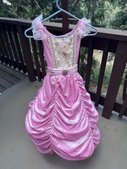 Girls Pink Princess Dress Costume