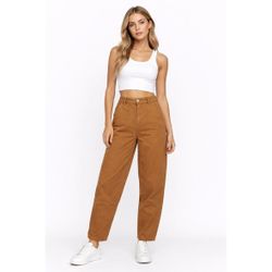 Everlane #Utility #Barrel Pants Size 6 #Cognac Brown  Organic Cotton Jeans