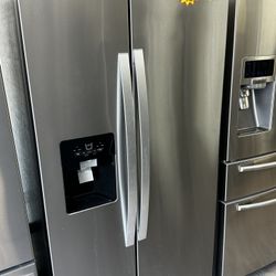 Side By Side Whirlpool Refrigerator 
