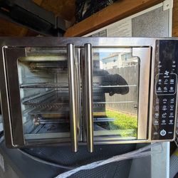 Gourmia Digital Air Fryer Oven – Large Double-Door Model