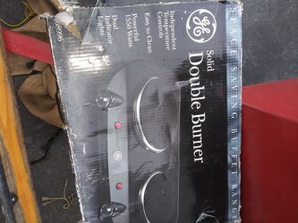 GE Solid Double Burner