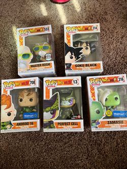 Lot of 5 Dragon Ball Funko Pops