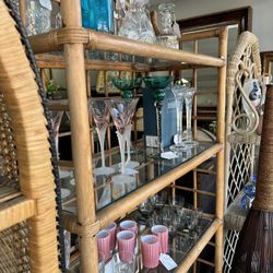 Rattan Shelving Unit