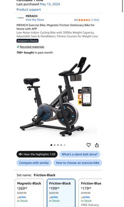 exercise bike used twice
