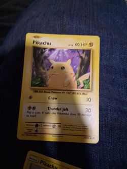 Pikachu Pokémon Card 35/108 2016