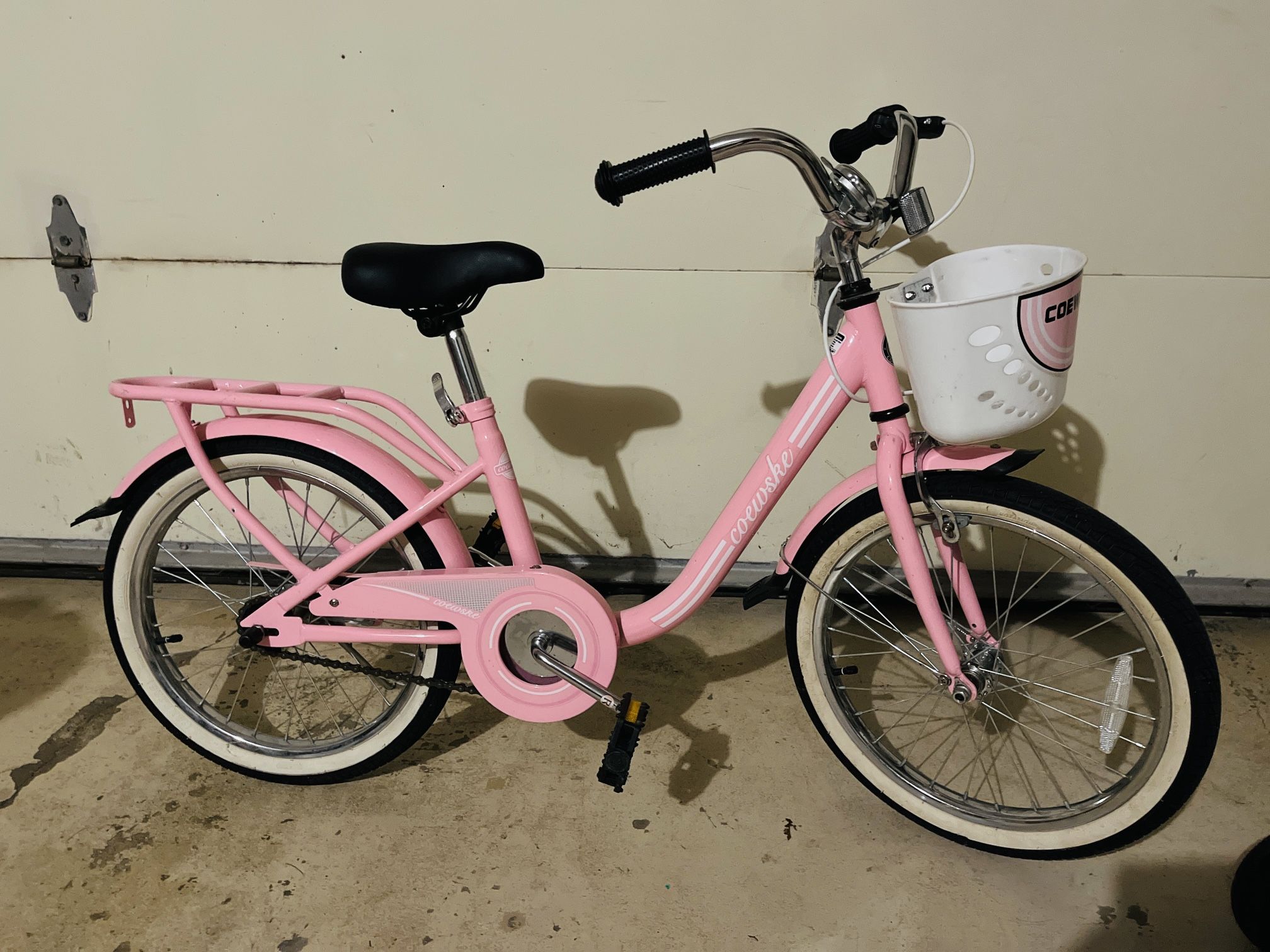 Kid's Bike Steel Frame, Girls Bicycle 18 Inch