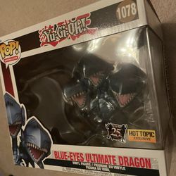 Funko Pop Exclusive Anime Yu-gi-oh Blue-eyes Ultimate Dragon 25th Anniversary 
