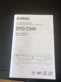 Yamaha CD player