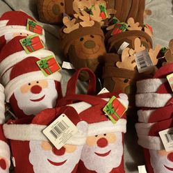 Christmas Decoration Gift Buckets Brown Color 17 Buckets And Red 20 $34 Each Lot