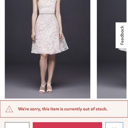 Pink and White Wedding/Elopement Dress Thumbnail