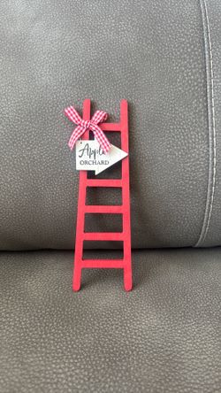 Apple Orchard Mini Ladder Tier Tray Decoration