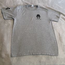 Soccer Mom Shirt Women Medium Gray Lightweight Casual Crew Neck Short Sleeve Tee