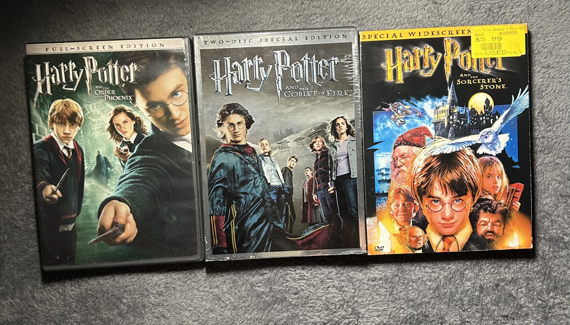 3 - Harry Potter DVDs - Please Make Best Offer $