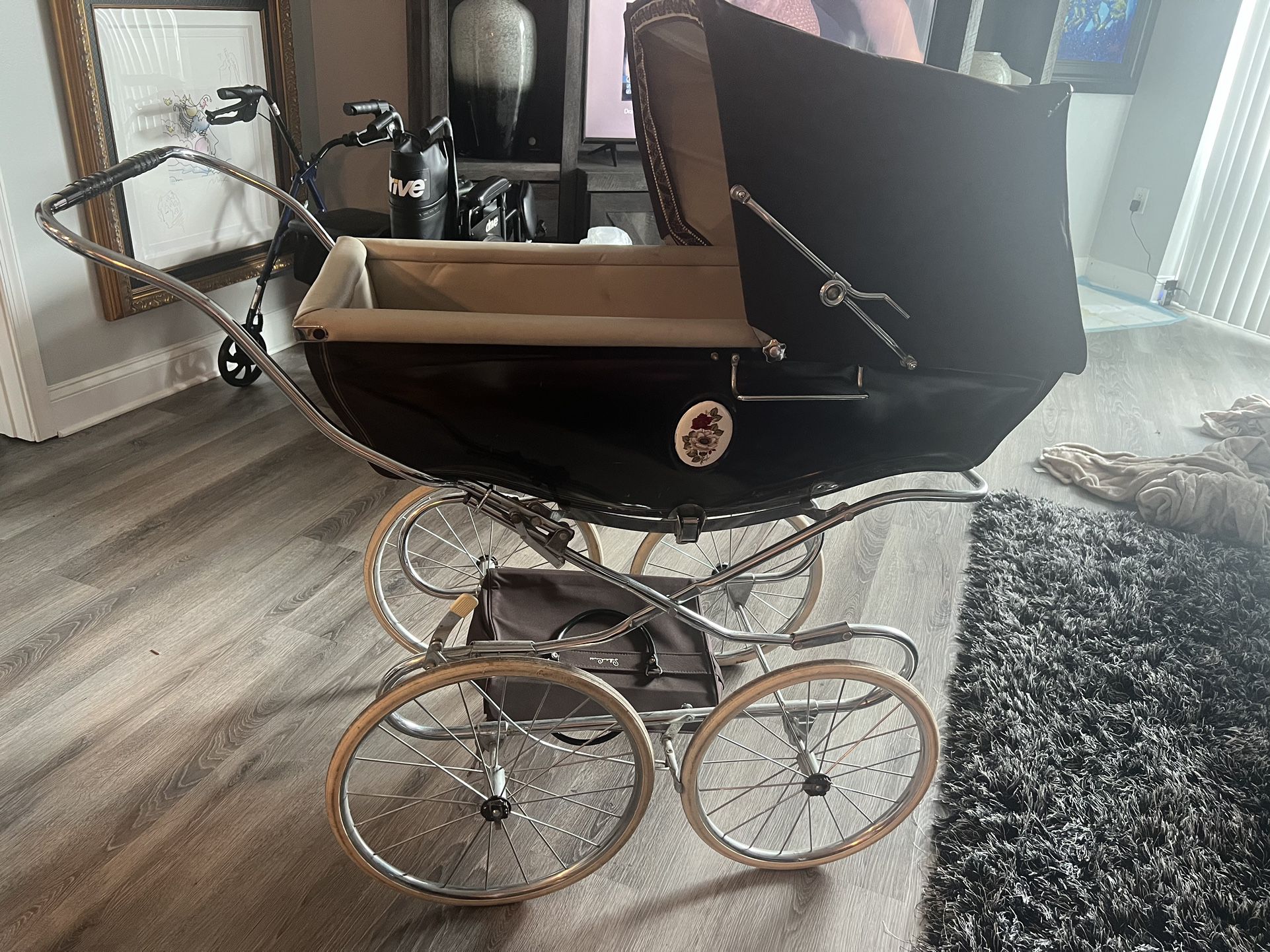 Perambulator Baby Stroller Antique 