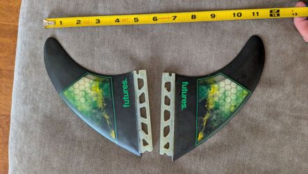 Surfboard surf fins Jordy Smith Honeycomb twin right and left