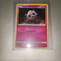 Holographic Jigglypuff Pokémon Card