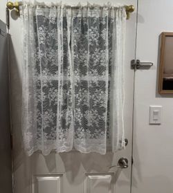 Lace curtains 36 inch length